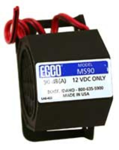 Ecco 80829 Compact Back-Up Alarm, 90 dB