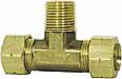 Imperial 91171 Compression Fitting Male Branch Tee, Brass