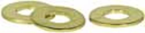 Imperial 276000 Flat Washer, #10, Yellow Brass, Pkg/100