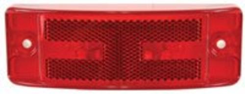 Imperial 81778 Style-23 Sealed Reflex Lens Lamp, 12 V, Red