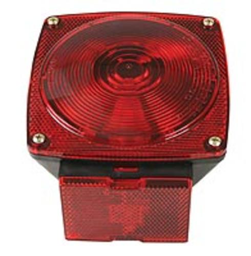 Peterson 80927 Combination Stop/Turn/Tail License Lamp, 12 V, Red