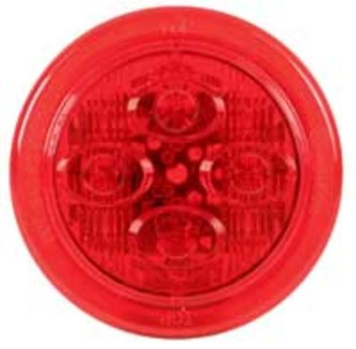 Truck-Lite 80910 PC Rated Clearance/Marker Lamp, 2.5", Red