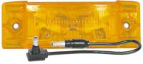 Truck-Lite 80978 Super-21 Rectangular Clearance Lamp, Yellow