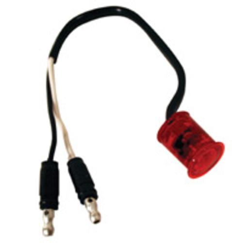 Truck-Lite 81110 1-LED 33-Series Clearance/Marker Lamp, 3/4", Red