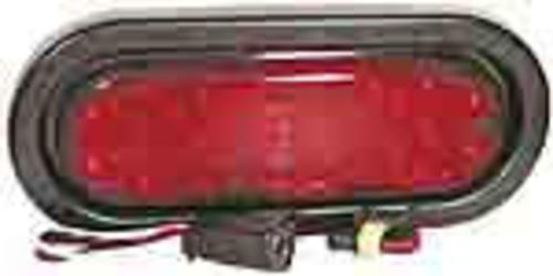 Truck-Lite 81237 LED 60-Series Stop/Turn/Tail Lamp Grommet Kit, Red