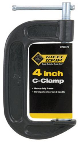 Steelgrip 2262376 C-Clamp, 4", Steel