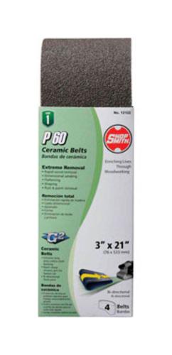 Shopsmith 12122 Ceramic Belt, 3" x 21", 60Grit