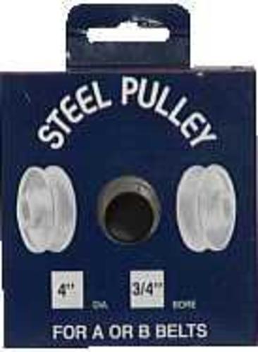 Chicago S400AB7 Pulley Steel, 4" Diameter  x 3/4" Bore