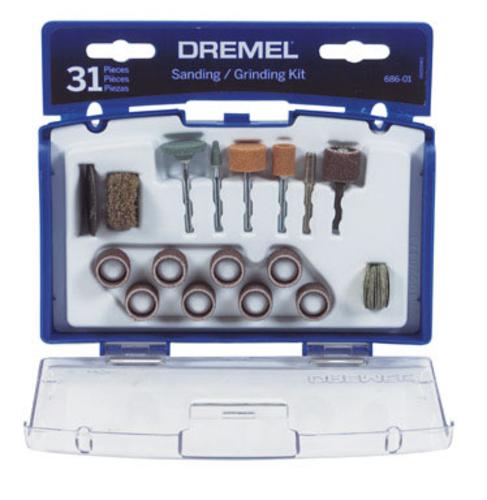 Dremel 686-01 Sanding/Grinding Moto Tool Kit, 31 Piece