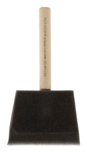 Jen 8500-D4 Poly Foam Brush, 4"