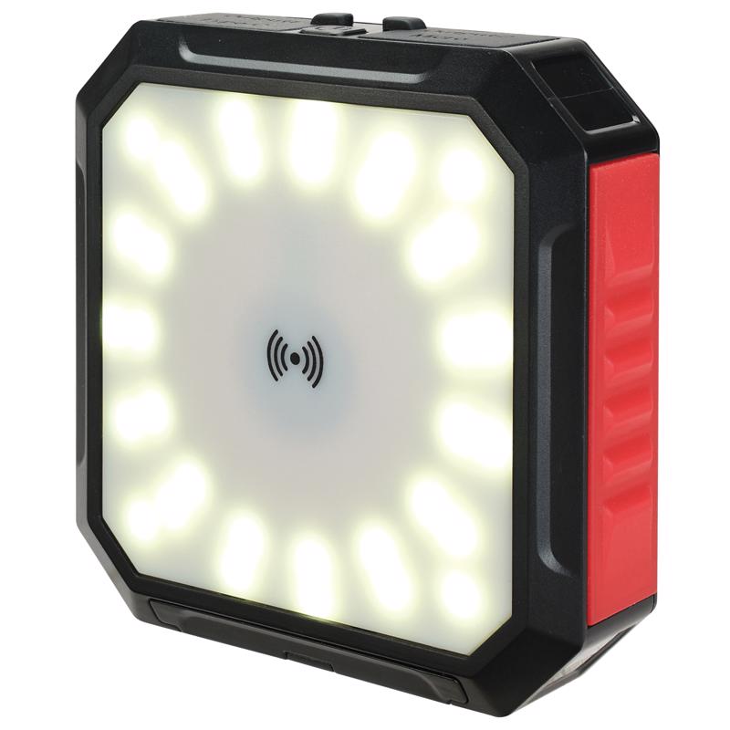 WeatherX XPC10002R LED Flashlight Power Bank, Black/Red