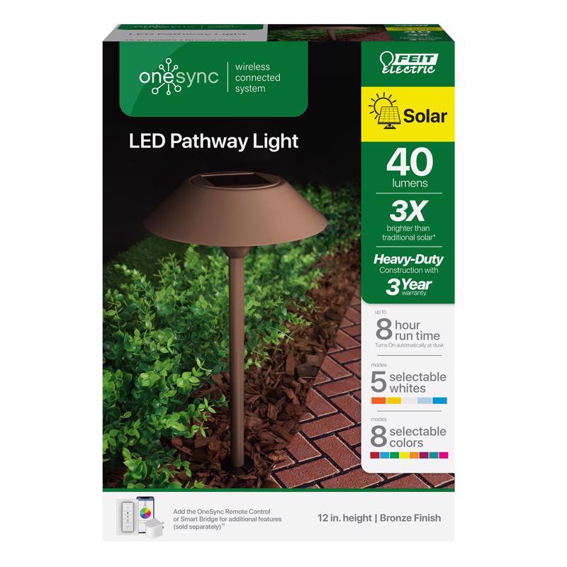 Feit Electric PATH/SYNC/SOLBZ OneSync LED Pathway Light, 40 Watts
