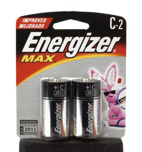 Energizer E93BP-2(AC) Max Alkaline Battery, C, 1.5 Volt