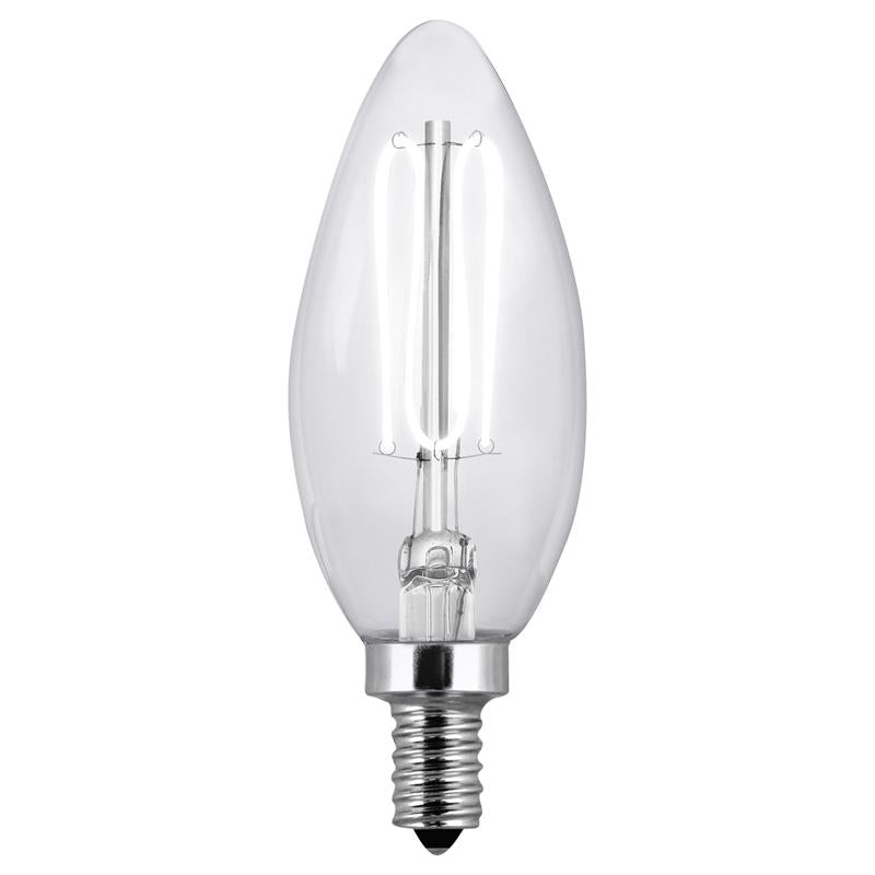 Feit Electric CTC40950CATFIL2 E12 Filament LED Bulb, 3.3 Watts