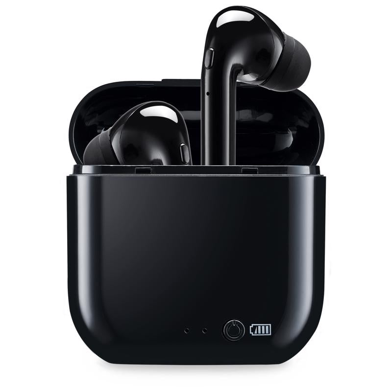 iLive IAEBT300B Earbuds with Charging Case, Black