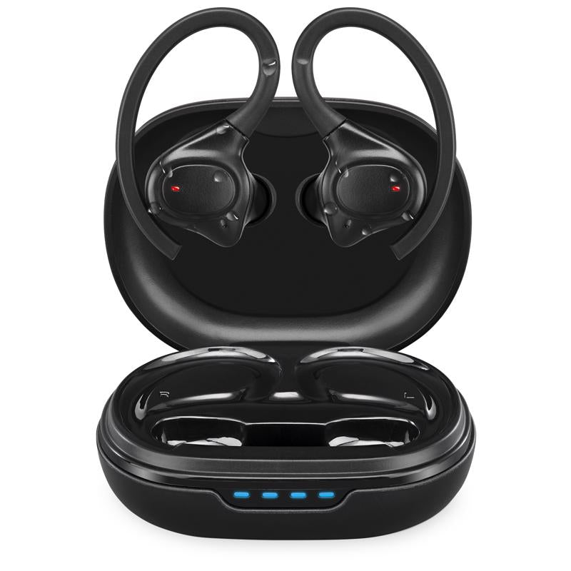 iLive IAEBTW53B Earbuds with Charging Case, Black