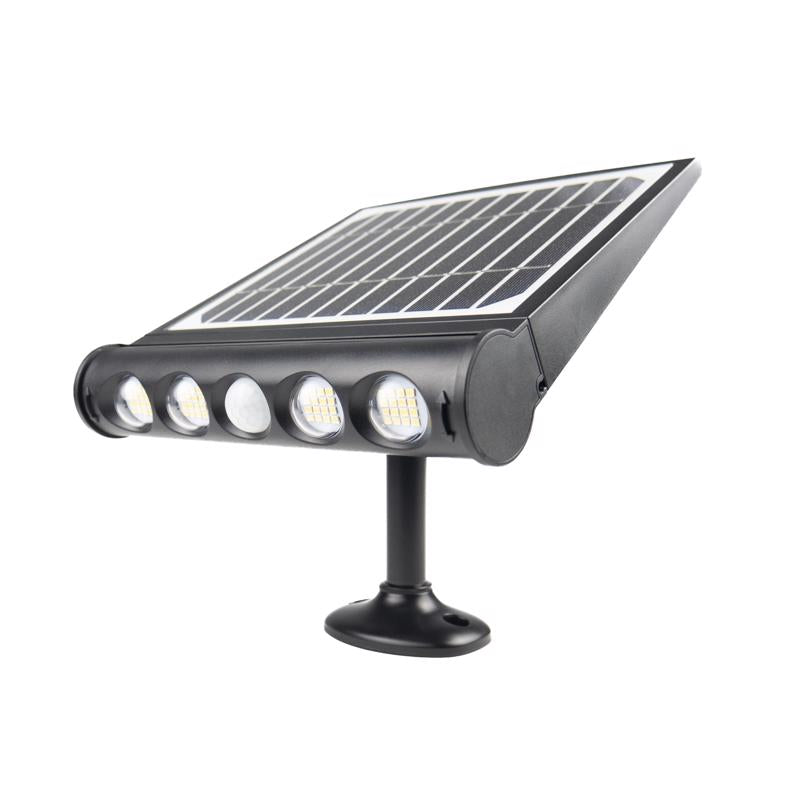 Wagan Tech 8567 Motion-Sensing LED Solar Wall Light, Black