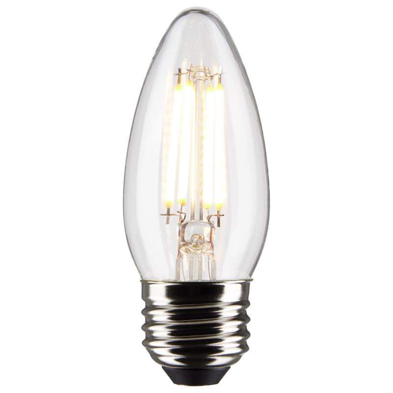 Satco S21835 Filament LED Bulb, 4 Watts, 120 Volt