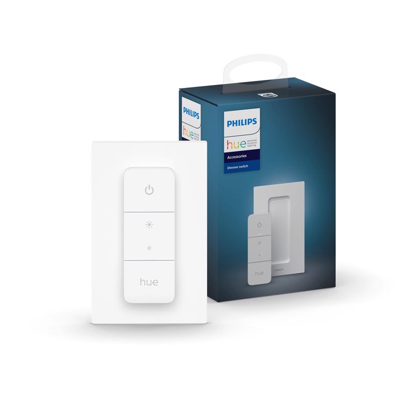Philips 562777 Hue Dimmer Switch with Remote Control, White