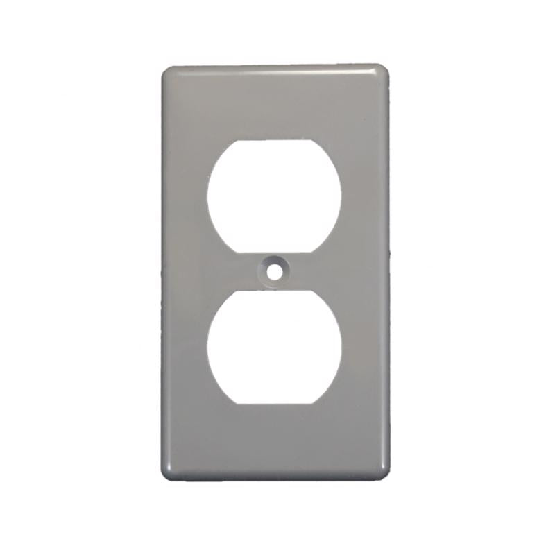 Cantex EZSL-DPLX EZ Box Rectangle Duplex Box Cover, Gray, Thermoplastic