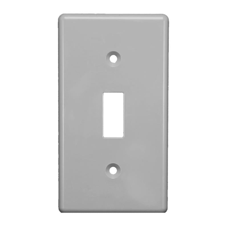 Cantex EZSL-TGL EZ Box Rectangle Switch Cover, Gray, Thermoplastic