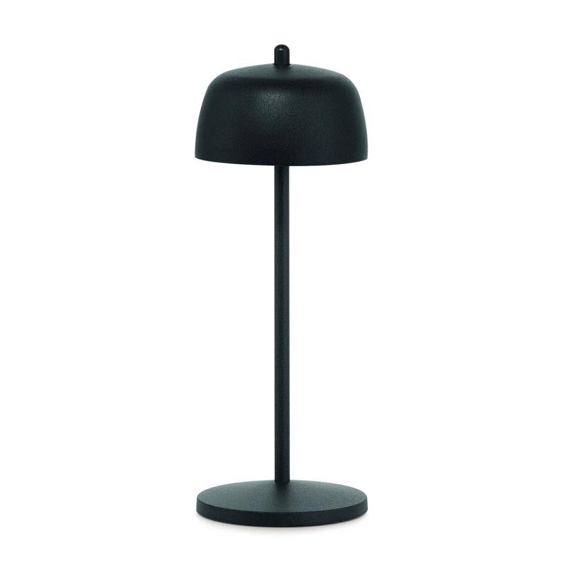 Zafferano LD1000D3 Theta Cordless Desk Lamp, Black, 11.8 inches