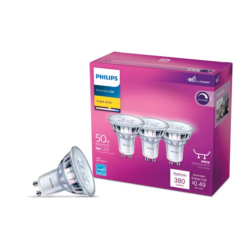 Philips 567313 MR16 LED Floodlight Bulb, 4 Watts, 120 Volt