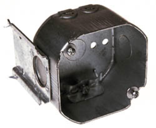 Raco 176 Octagon Box With "J" Bracket Clamps, 21.5 Cu. In.