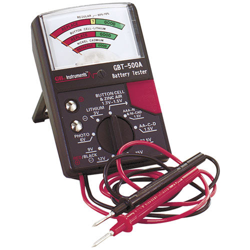 GB GBT-500A Analog Battery Tester, 1.25 Volt