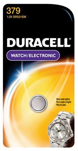Duracell D379BPK Watch & Electronic Battery, 1.5 Volt