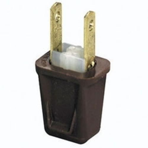 Leviton C20-00123-000 Residentail Grade Straight Blade Plug, Brown