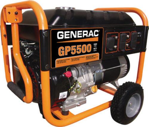 Generac 5939-0 Commercial/Residential Portable Generator, 5500 Watt
