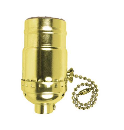 Jandorf 60411 Brass 3-Way Pull Chain Socket