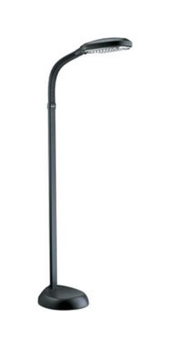 Verilux VF01BB1 Natural Spectrum Gooseneck Floor Lamp, Black