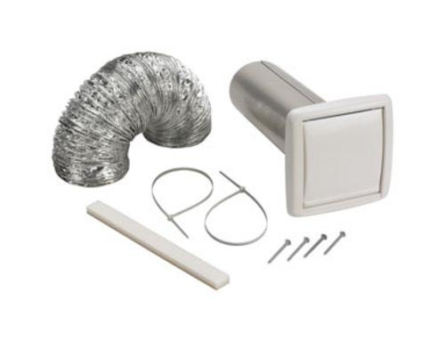 Broan WVK2A Wall Ducting Kit, 4", White