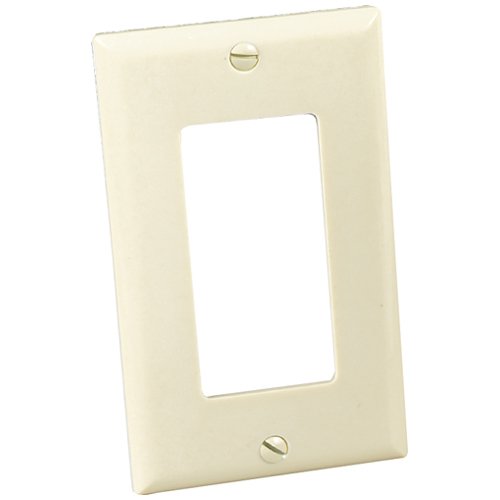 Cooper Wiring 2151W-BOX Wall Plates, White, Rocker, 1 Gang Decorator