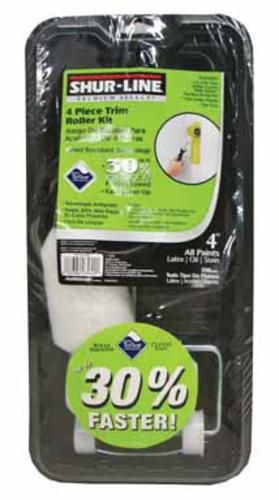 Shur-Line 3942 Line Marker Trim Roller Set, 4"
