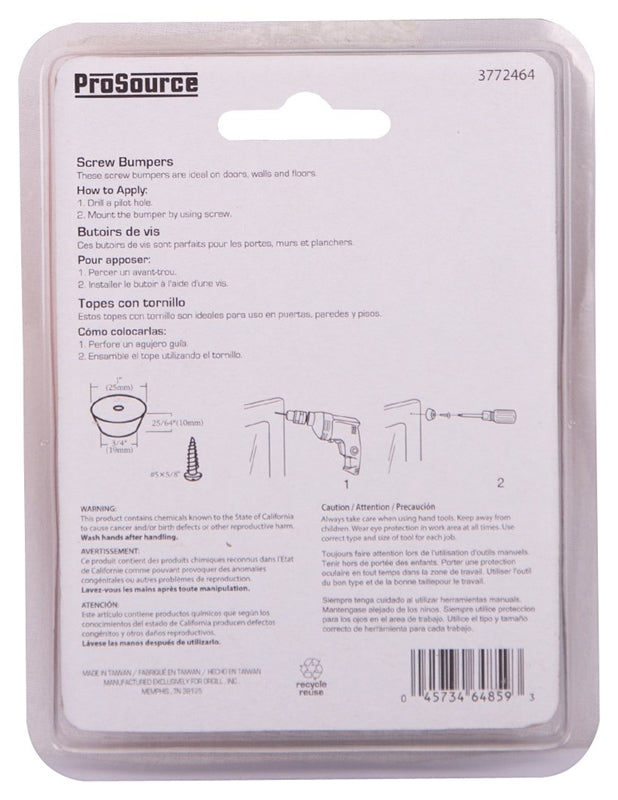 ProSource FE-50661-PS Furniture Leg Tip, Rubber
