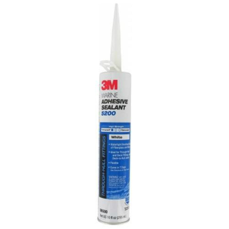 3M 06500 Marine Adhesive Sealant, 10 Oz, White