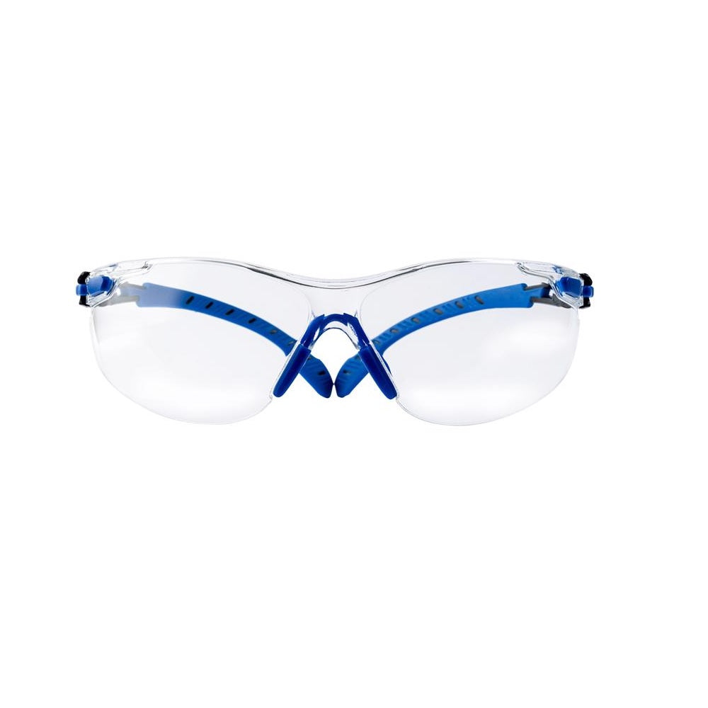 3M 47210H1-VDC Scotchgard Anti-Fog Safety Glasses, Black/Blue Frame