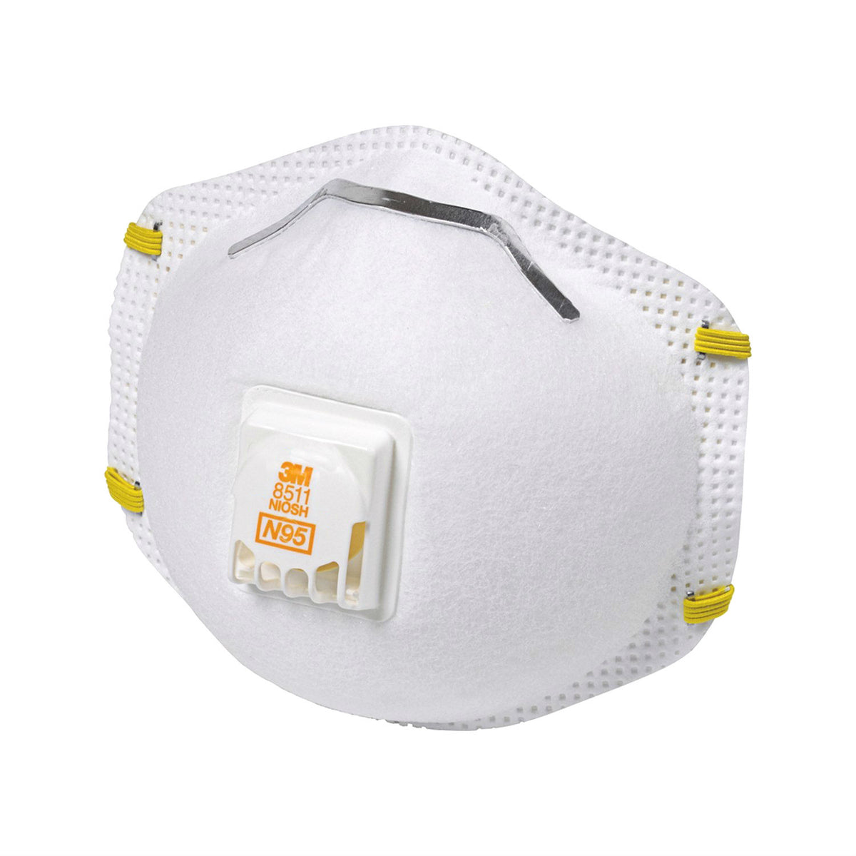 3M 8511 Sanding & Fiberglass Respirator With Cool FlowTM Valve, 10-Count