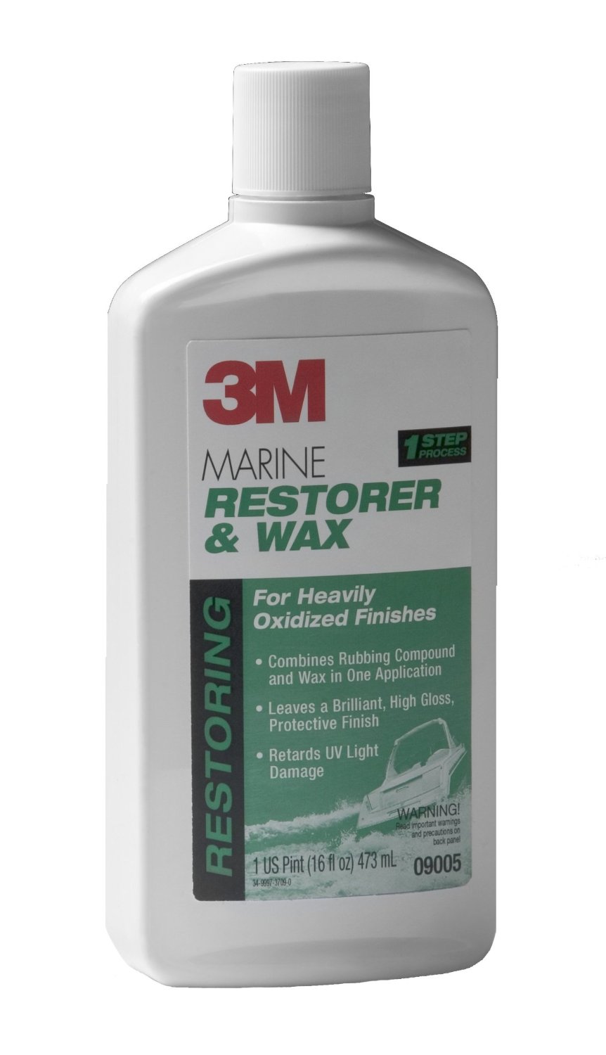 3M 9005 Fiberglass Restorer And Wax, 16 Oz