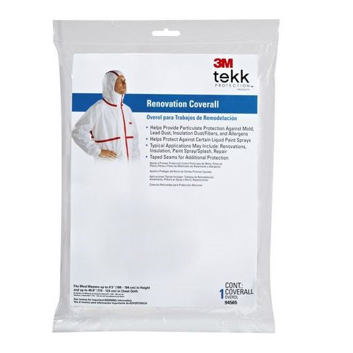3M 94565-00000T Tekk Protection Renovation Coverall