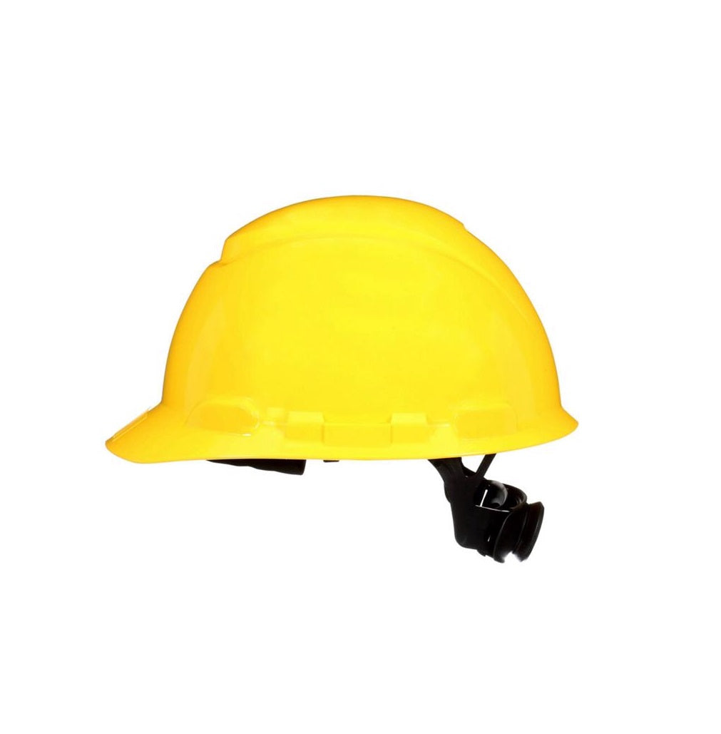 3M CHH-R-Y6-SL SecureFit 4-Point Ratchet Cap Style Hard Hat, Yellow