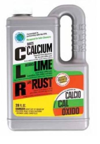 CLR CL-12 Calcium, Lime & Rust Remover, 28 Oz