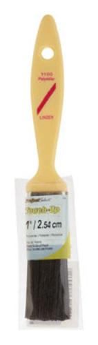 Linzer 1100-10 Polyester Chip Paint Brush, Flat, 1"