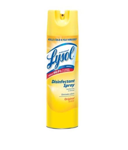 Lysol 3624104650 Disinfectant Spray, Original Scent, 19 Oz