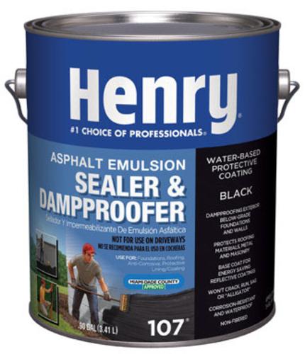 Henry HE107046 Asphalt Emulsion Roof Coating, 0.9 Gallon