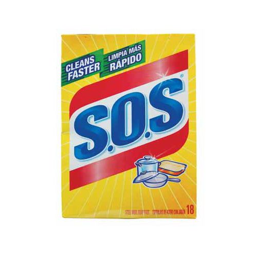 SOS 98021 Steel Wool Soap Pads