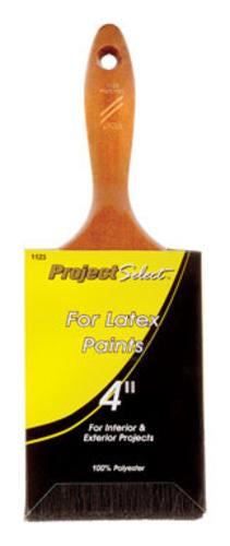 Linzer 1123-4 Project Select Flat Polyester Paint Brush, 4"
